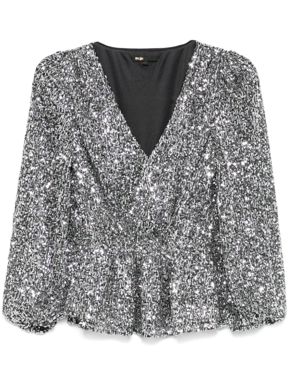 sequinned blouse - 1