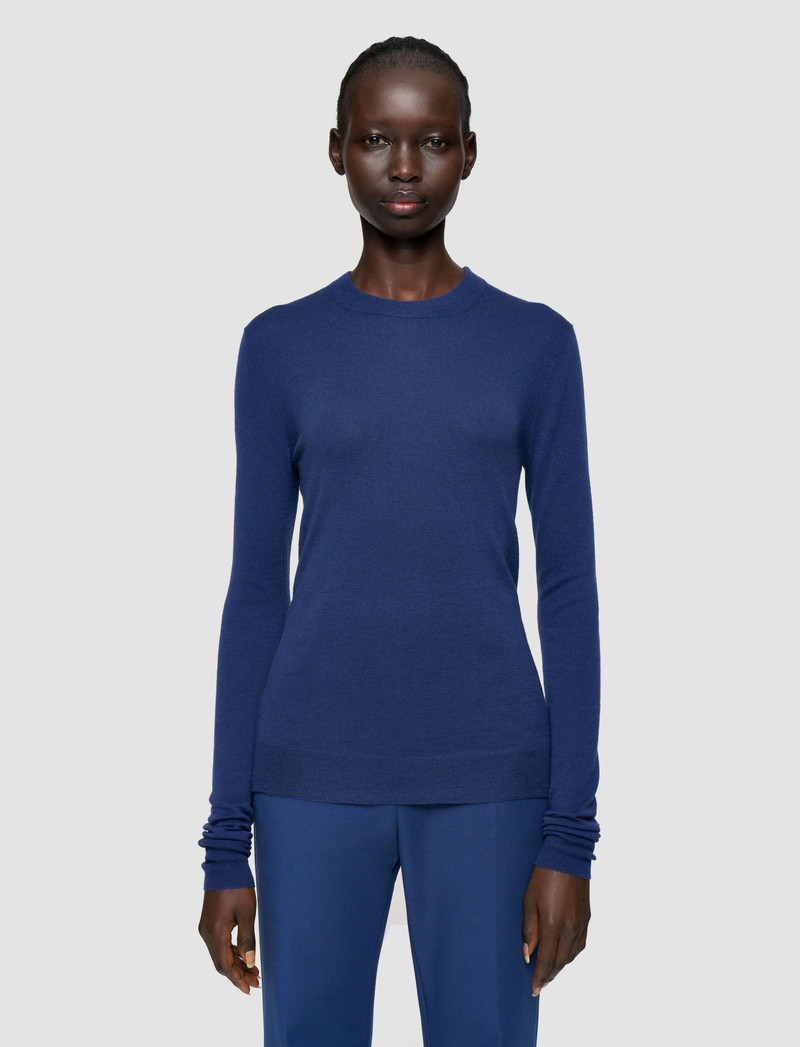 JOSEPH Cashair Round Neck Jumper outlook