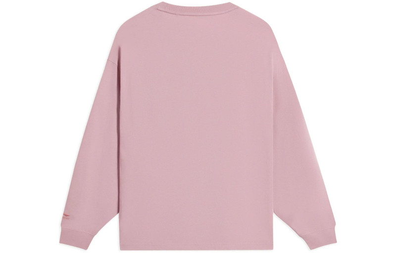 Li-Ning Li-Ning Chinese Color Pocket Long Sleeve T-shirt 'Pink' AHSS751-8 outlook
