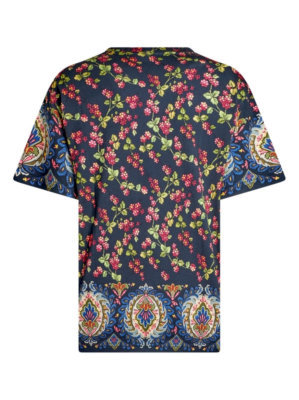 Berry-print cotton T-shirt - 6