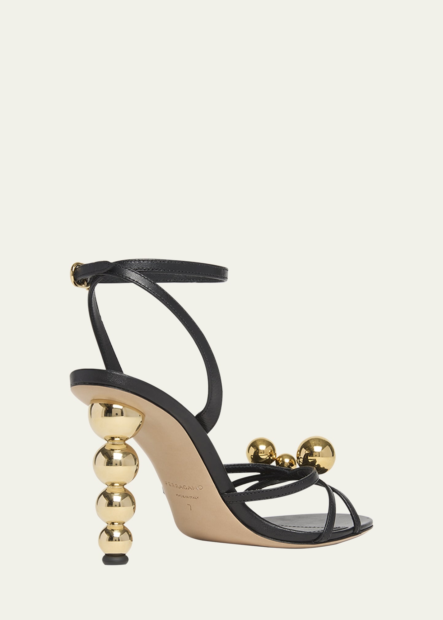 Karina Strappy Spheres Ankle-Strap Sandals - 2