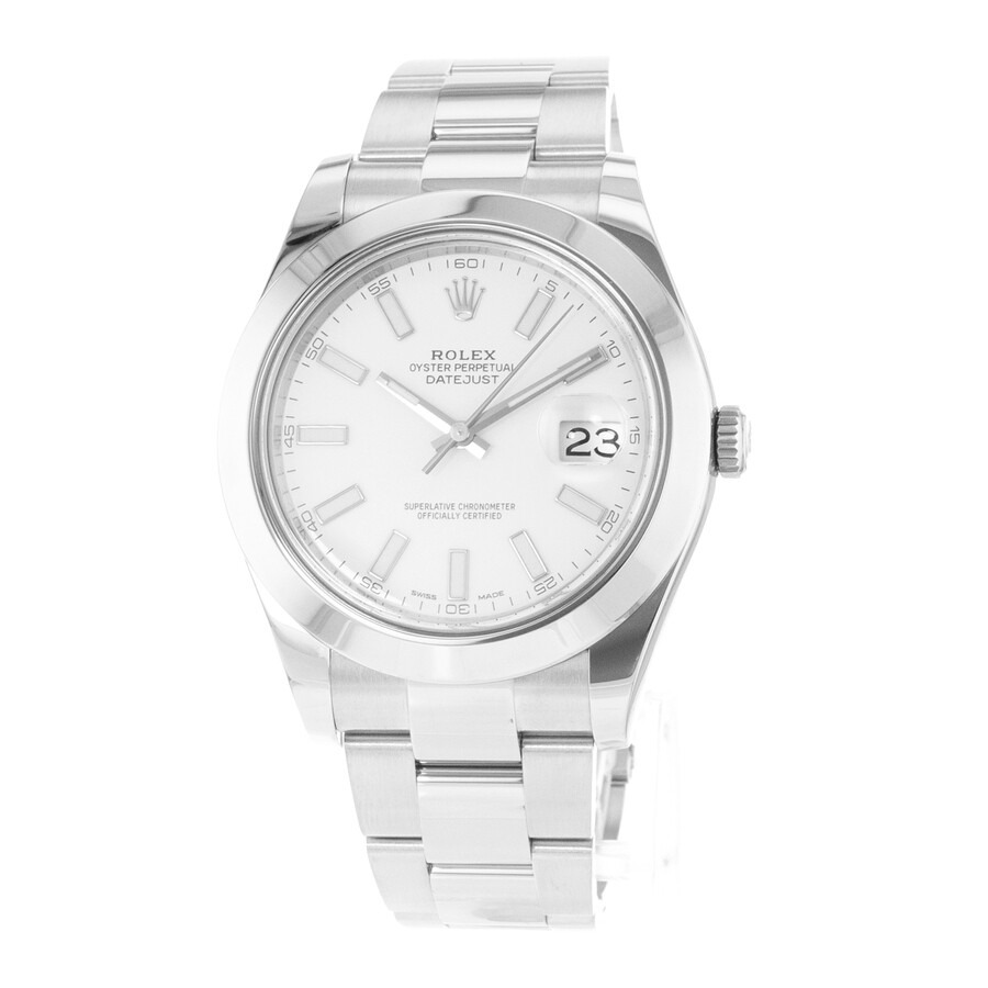 Pre-owned Rolex Datejust II Automatic Chronometer White Dial Men's Watch 116300 WSO - 3