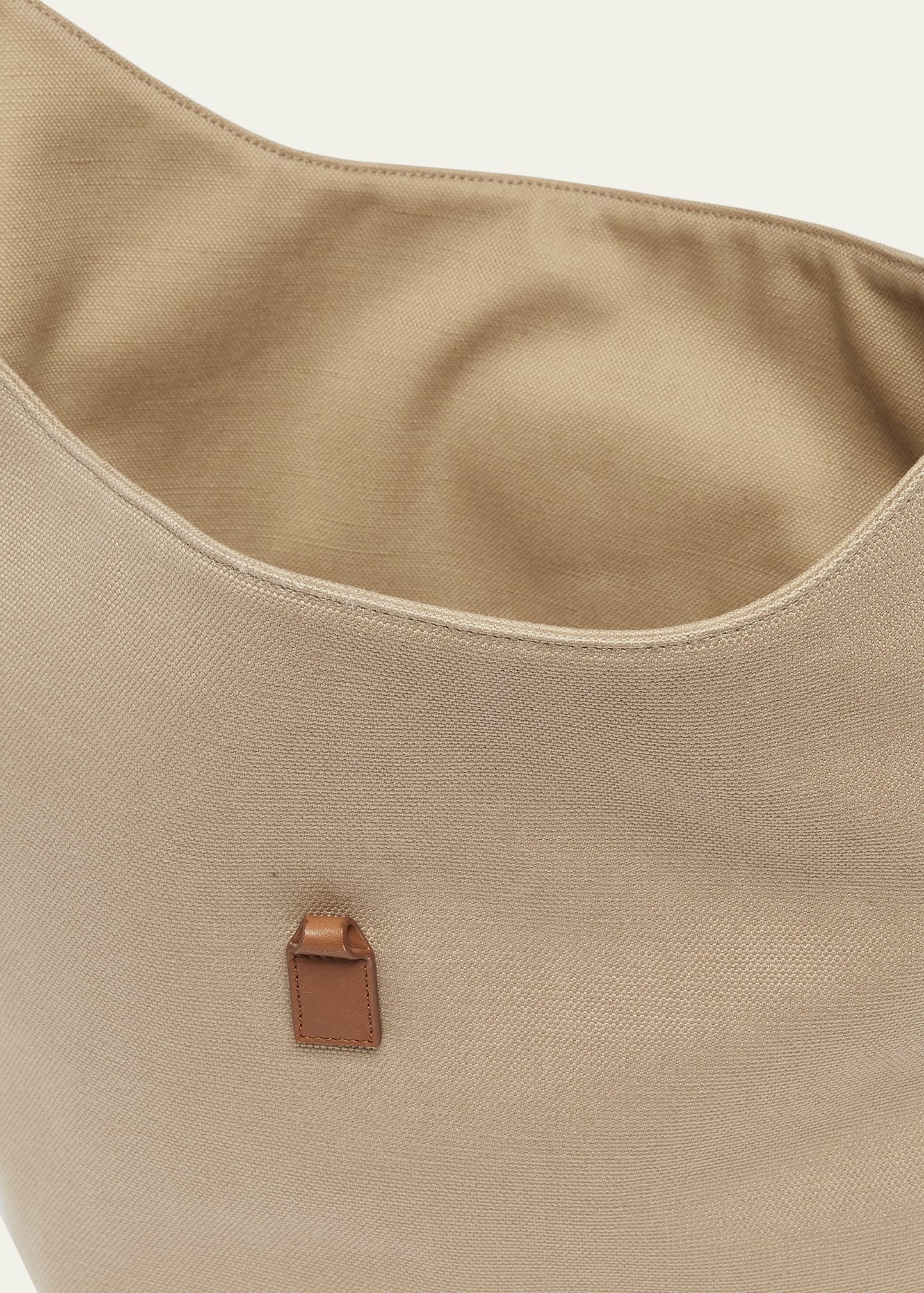 Le 5 A 7 YSL Hobo Bag in Canvas and Leather - 4