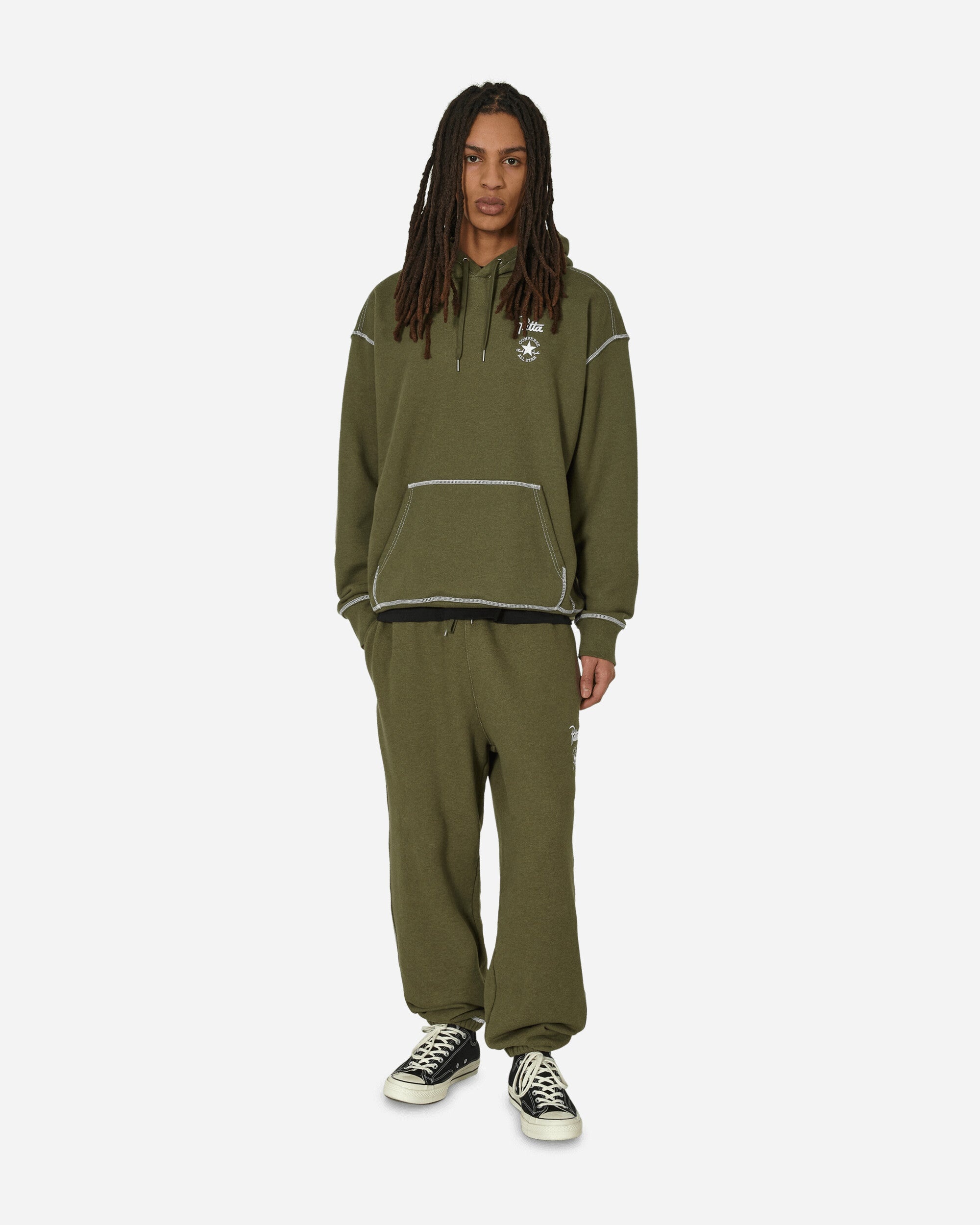 Patta Gold Standard Pants Utility Green Heather - 4