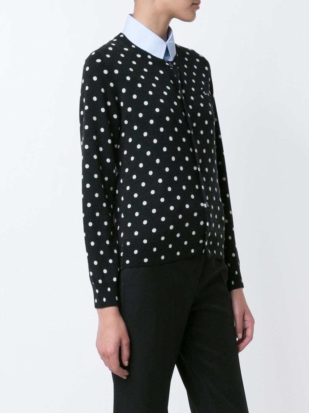 polka dot cardigan - 3