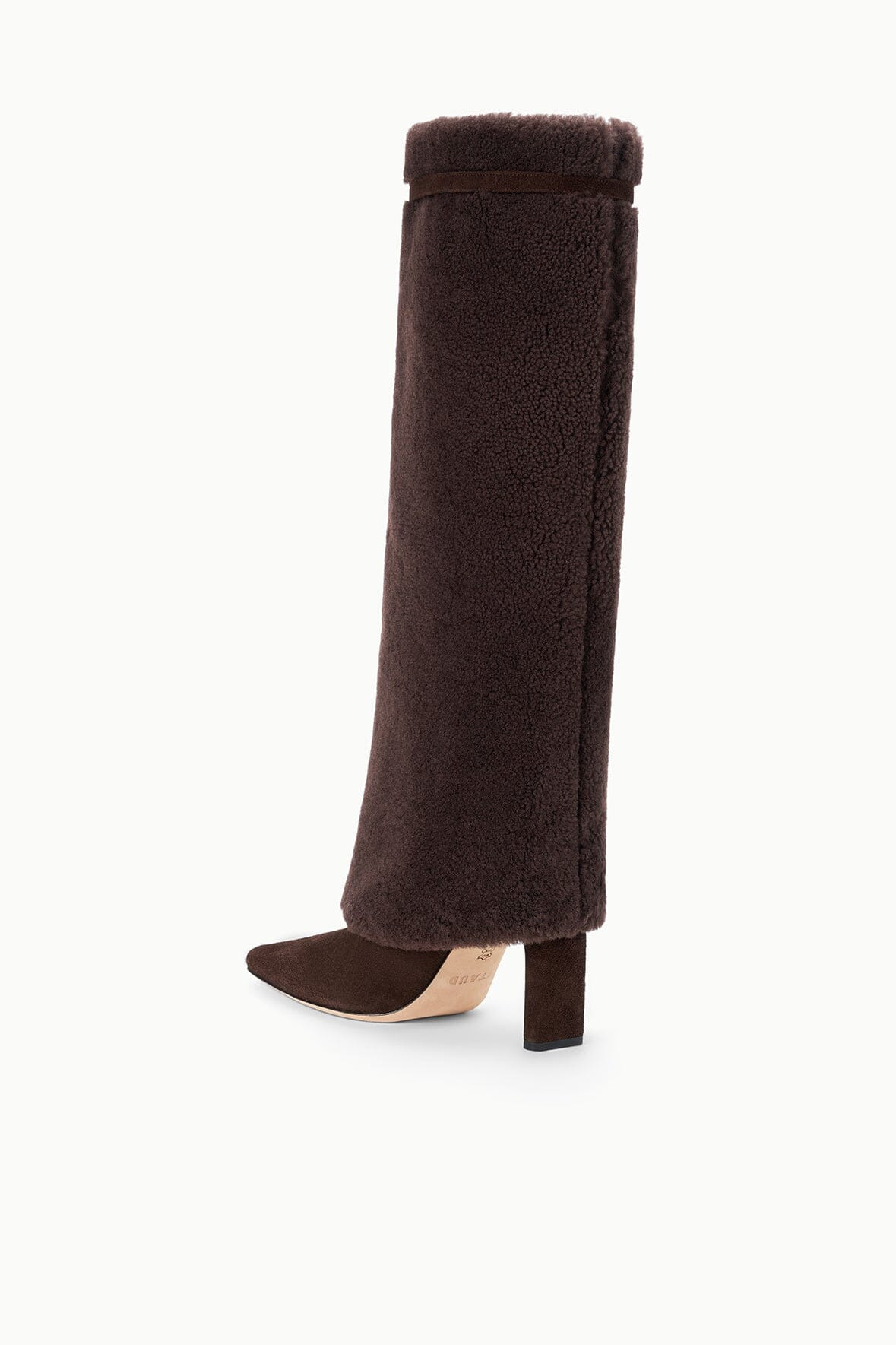 STAUD WALLY FOLDOVER HIGH HEEL BOOT ESPRESSO - 3