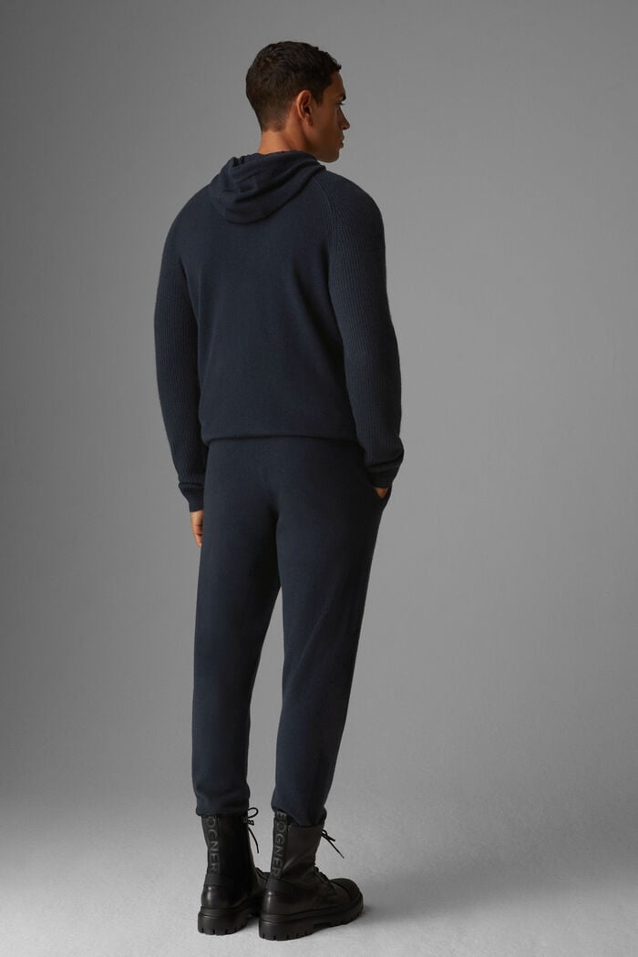 Dundo Knit jogging pants in Navy blue - 3