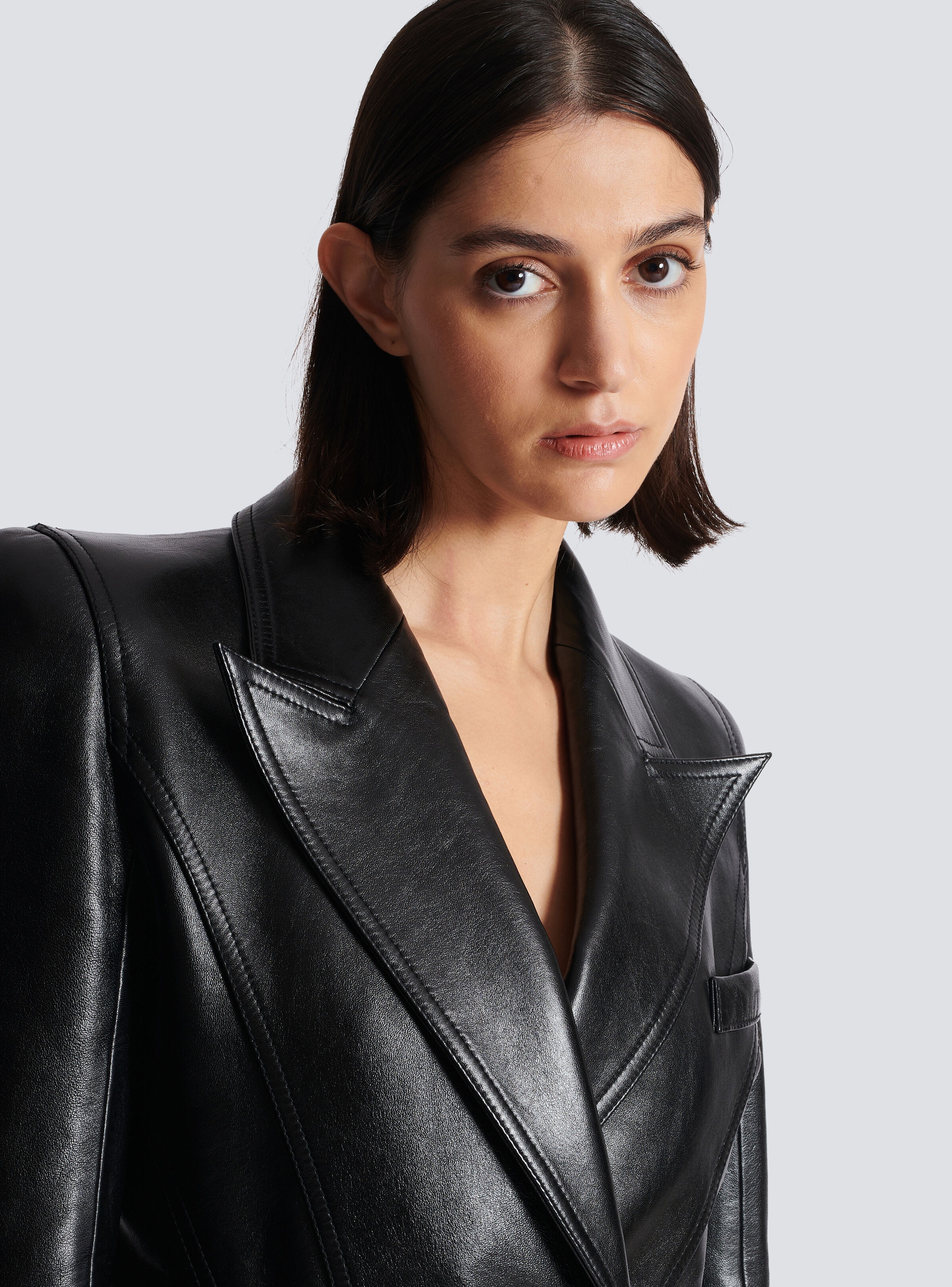 Jolie Madame fringed leather jacket - 7