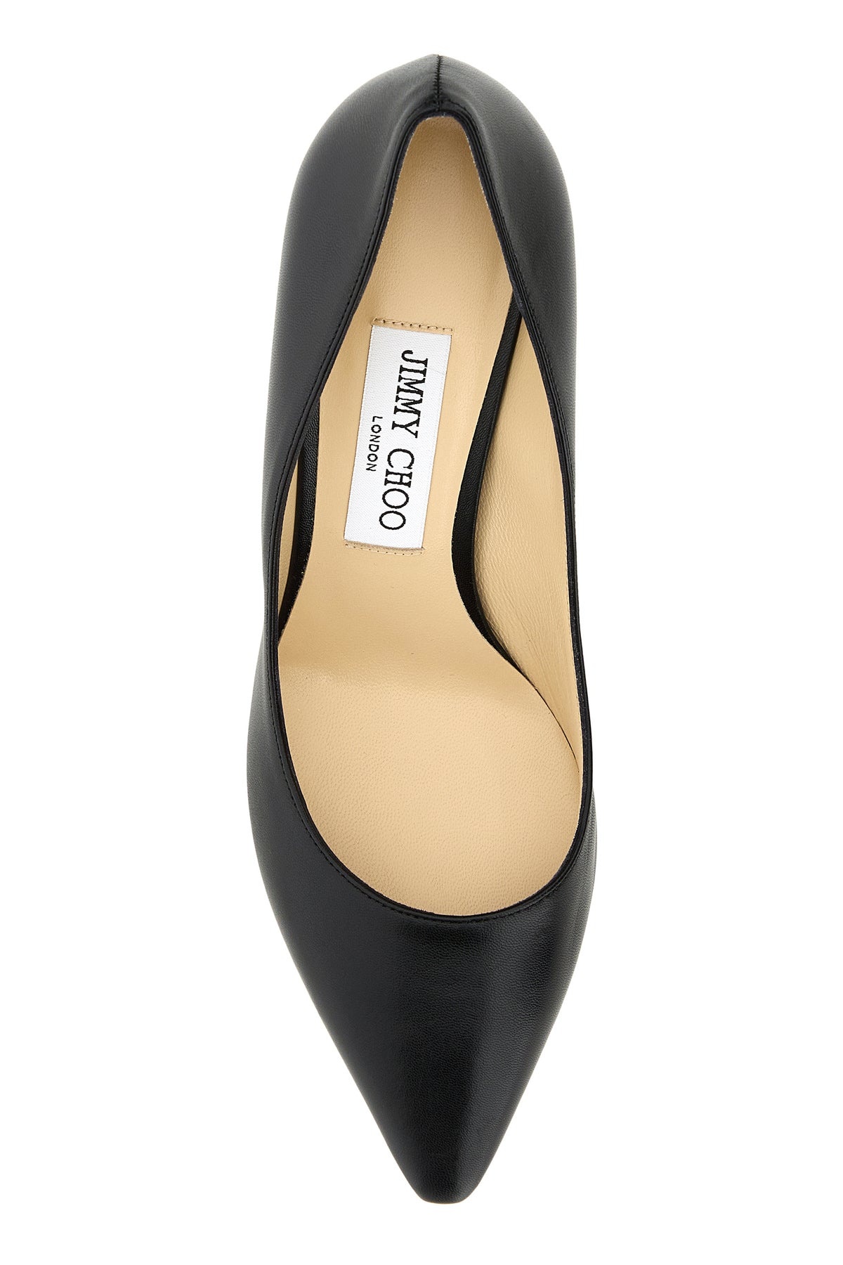 Black leather Romy 85 pumps - 4