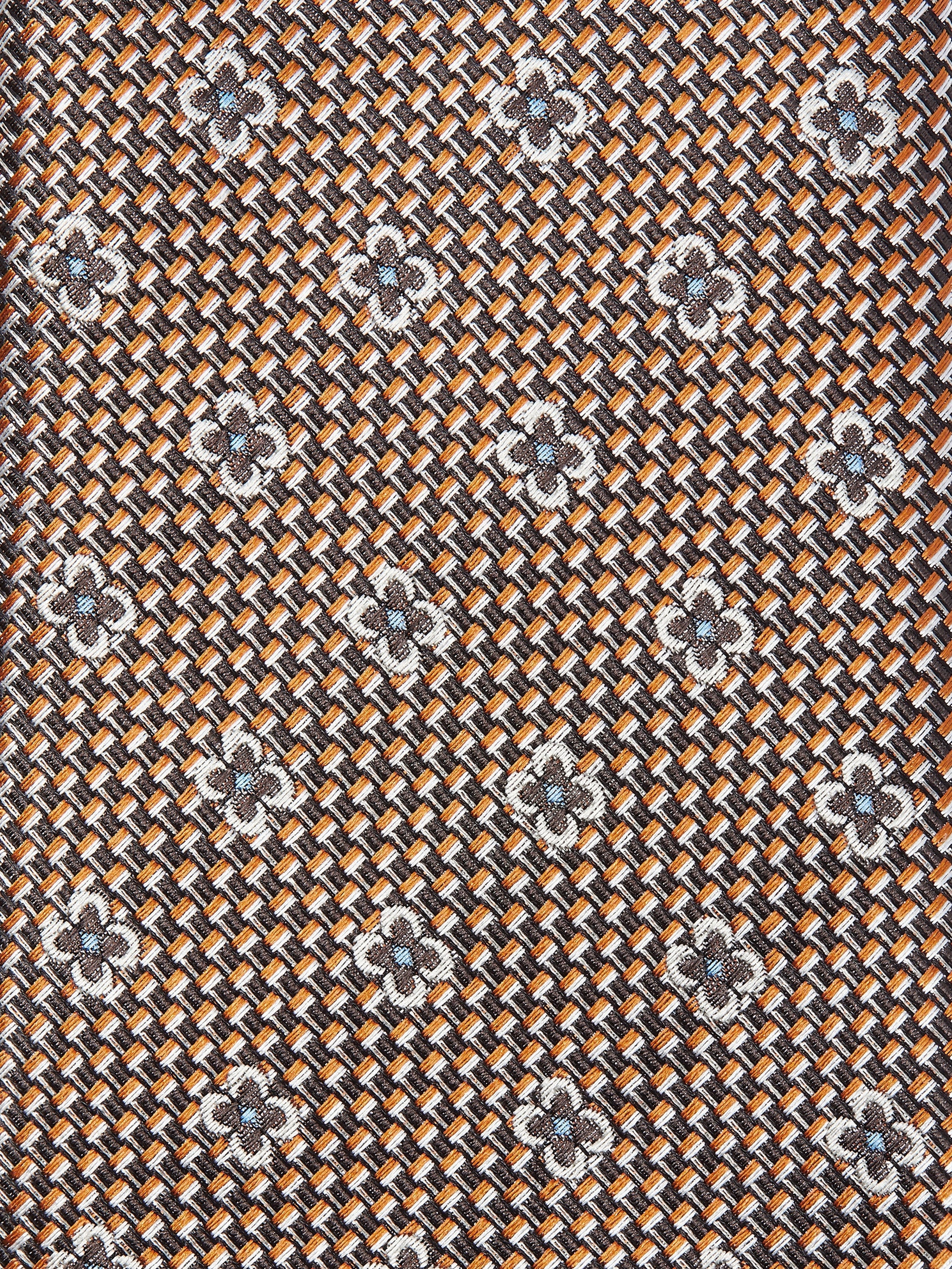 ORANGE SILK TIE - 2