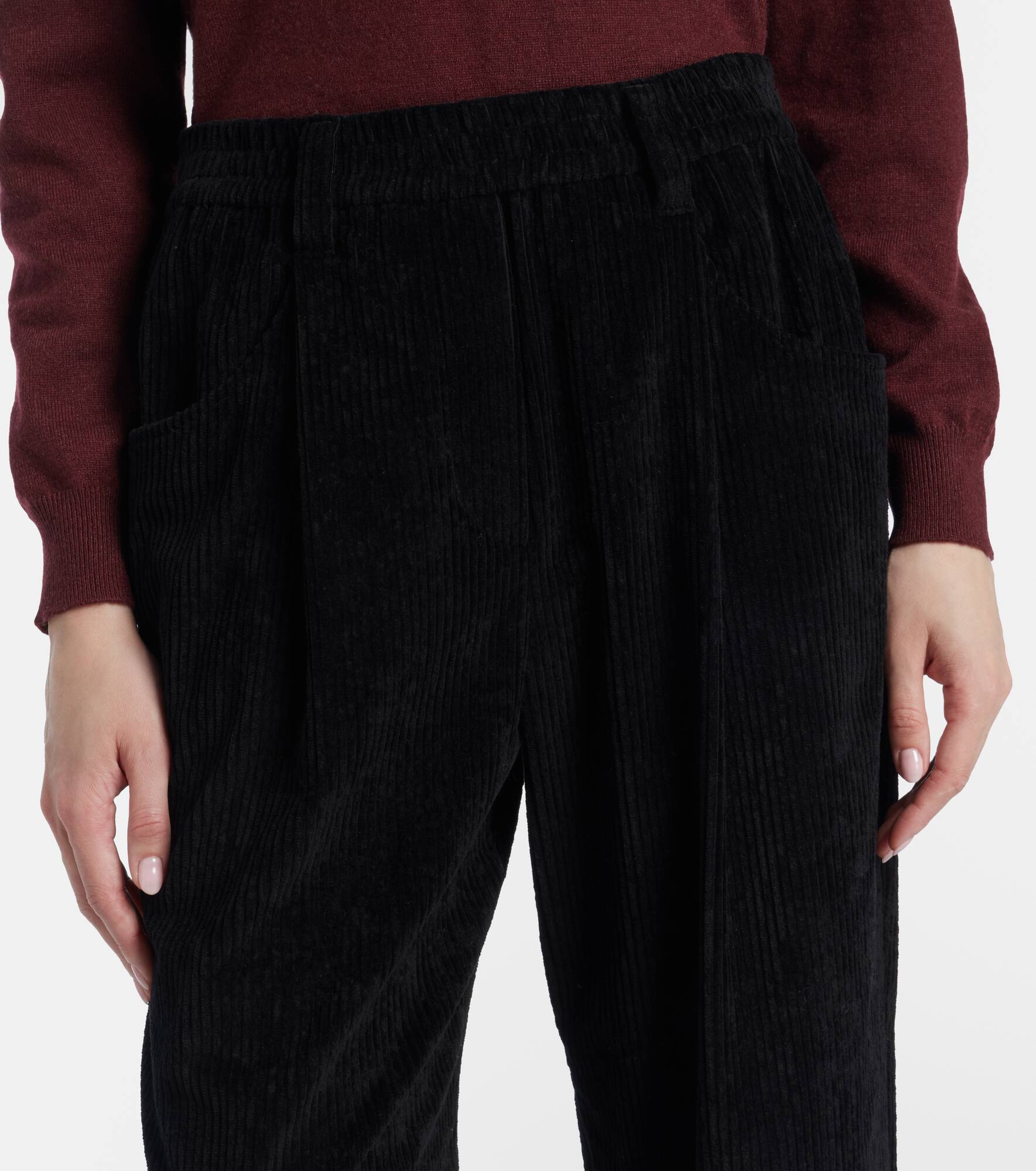 Cotton corduroy pants - 4