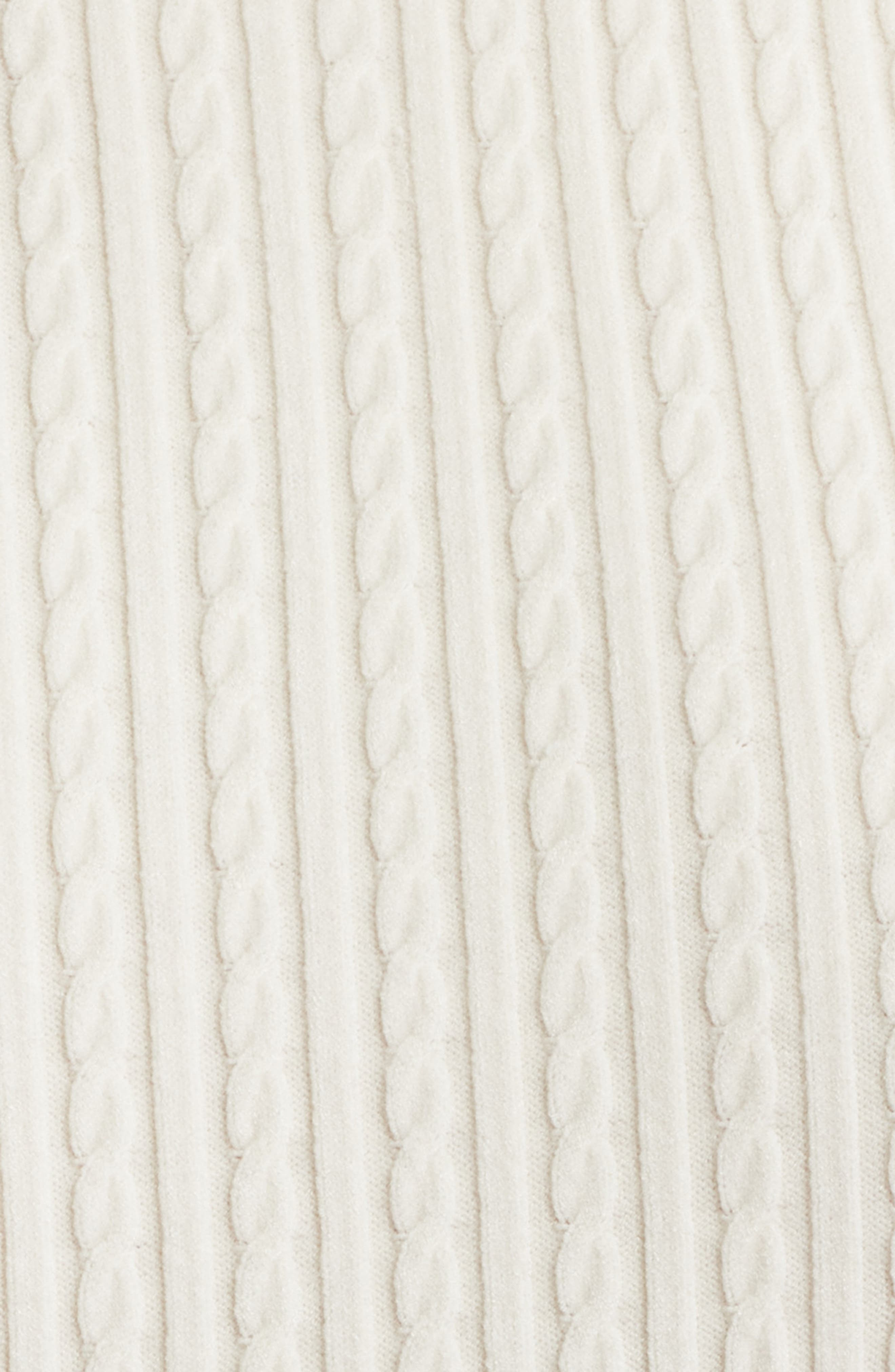 FRAME The Fine Cable Sleeveless Sweater in Cream at Nordstrom - 6