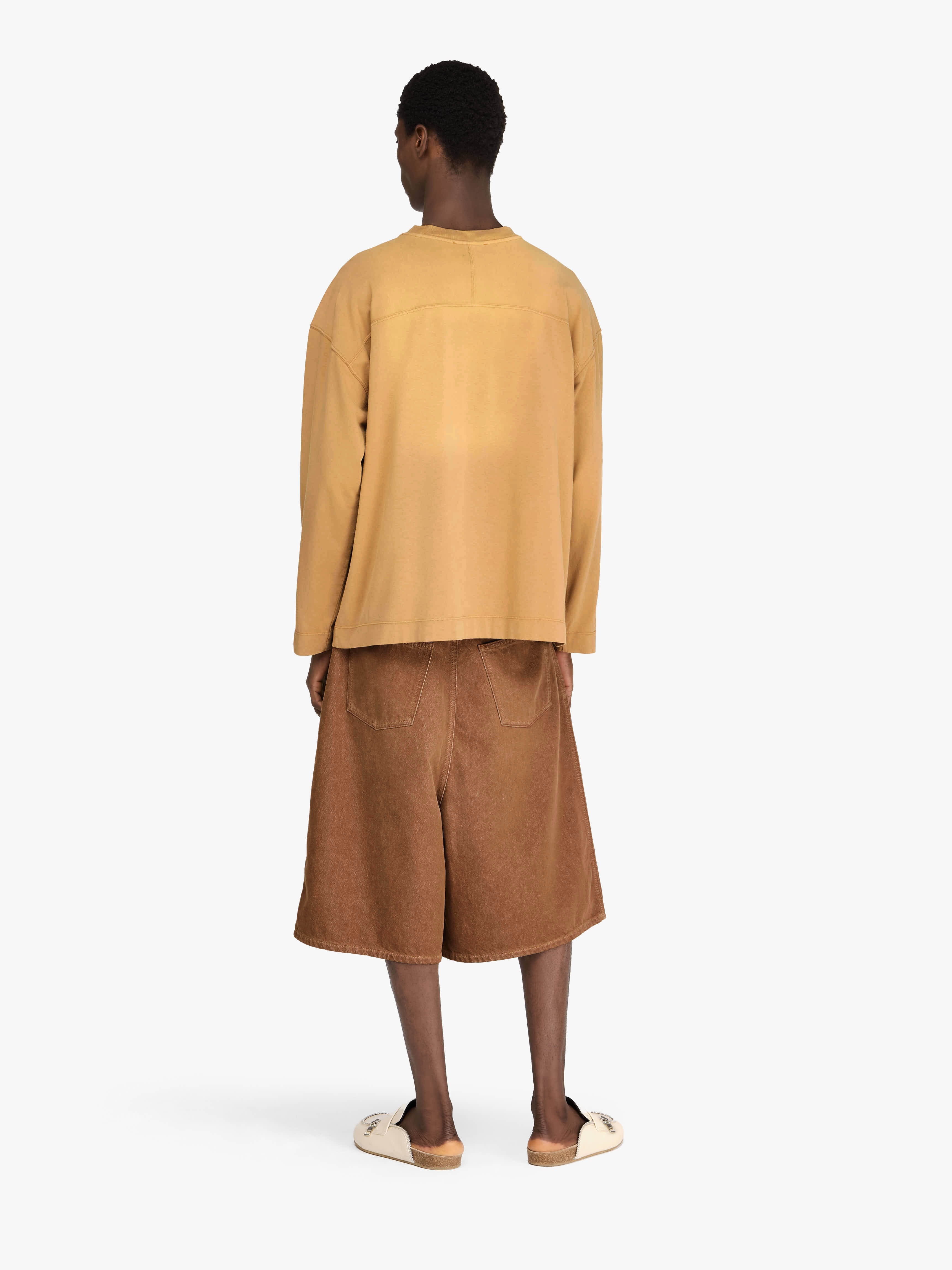 GARMENT DYED LONG SLEEVE T-SHIRT - 3