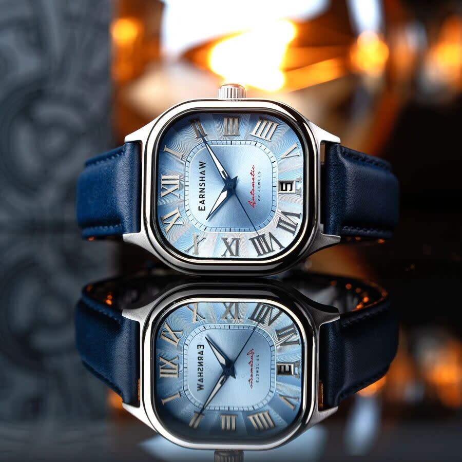 Thomas Earnshaw - Thomas Earnshaw Coussin Automatic Blue Dial Men's Watch ES-8284-04 - 3