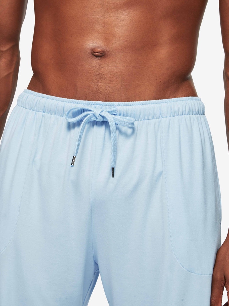 Men's Lounge Trousers Basel Micro Modal Stretch Sky - 5