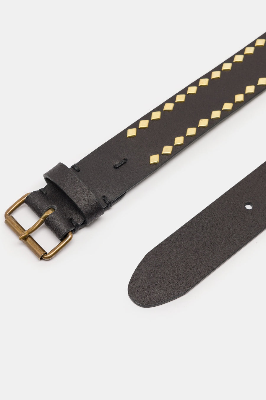 40mm Studs Belt in Black - 2