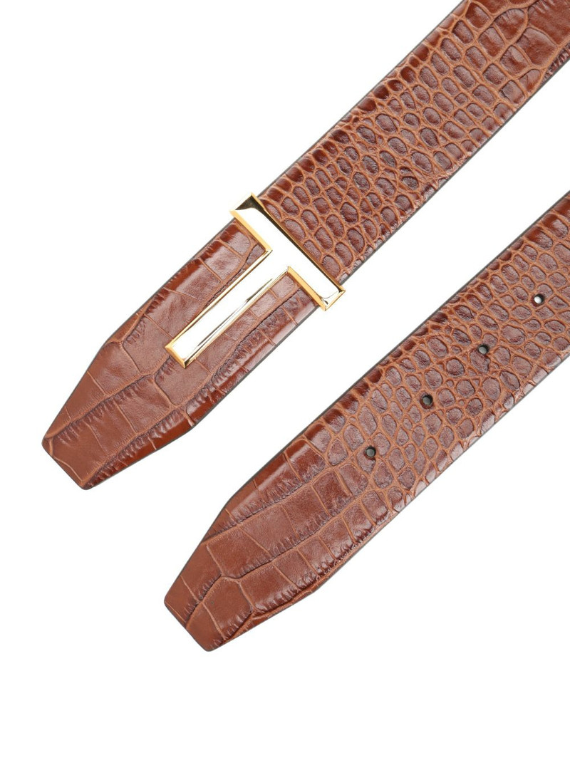 TOM FORD T Icon buckle embossed belt outlook