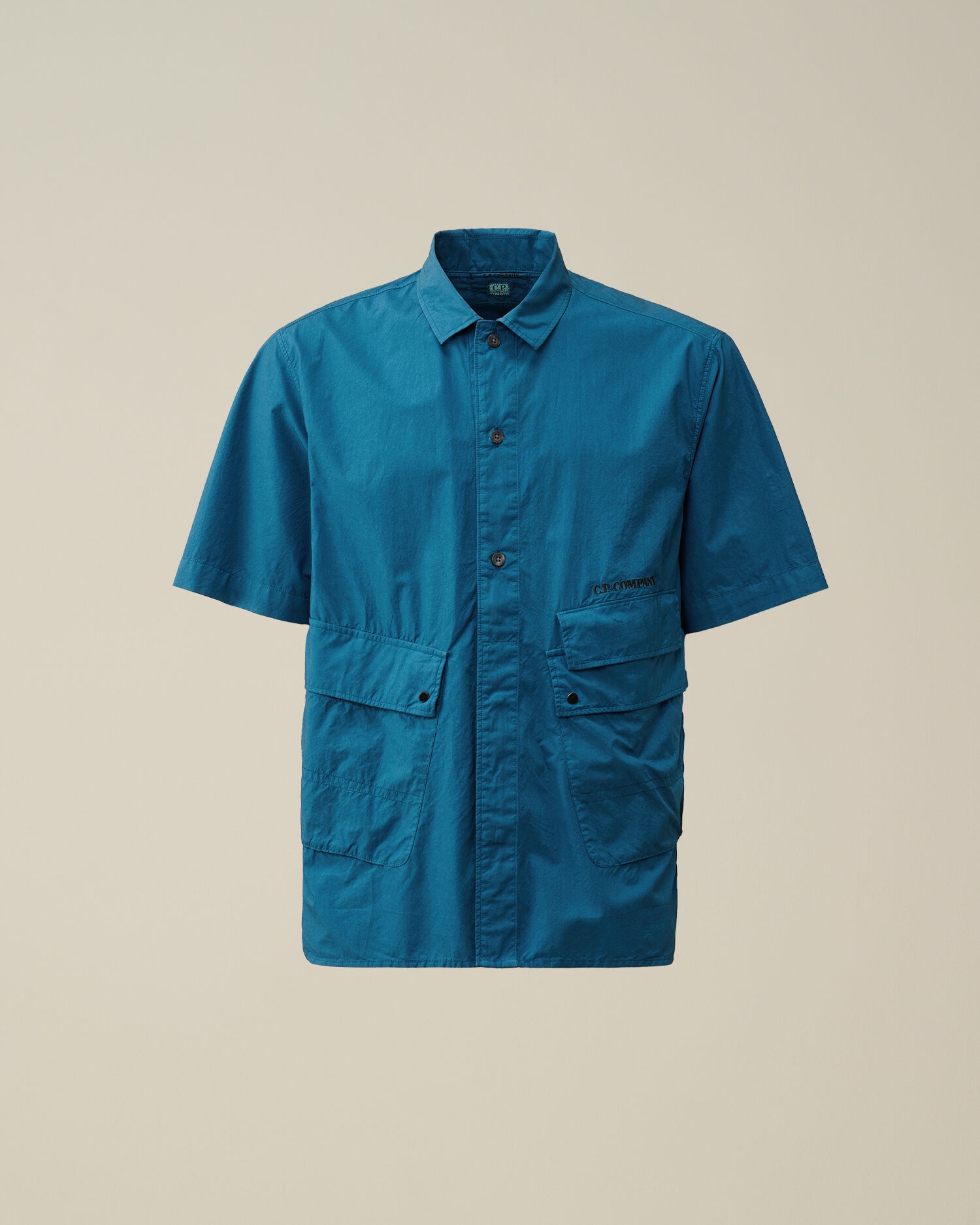 Cotton Popeline Pocket Shirt - 1