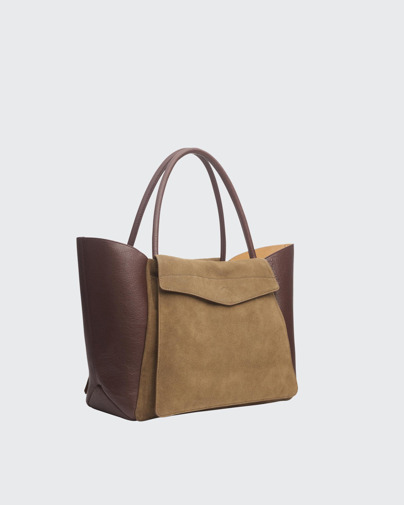 Runner Tote - Suede & Leather
Large Tote Bag 3