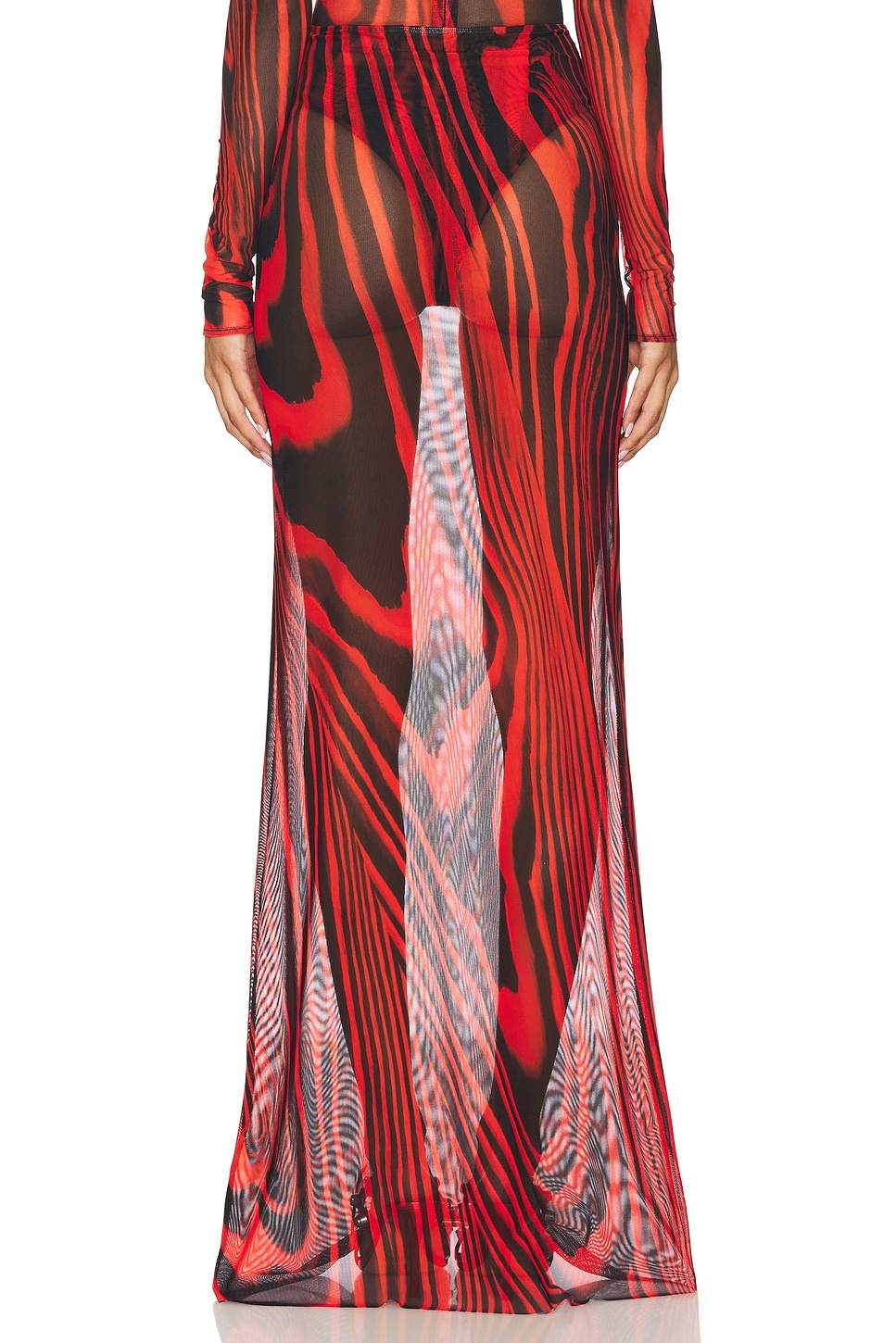 Mesh Maxi Skirt - 4