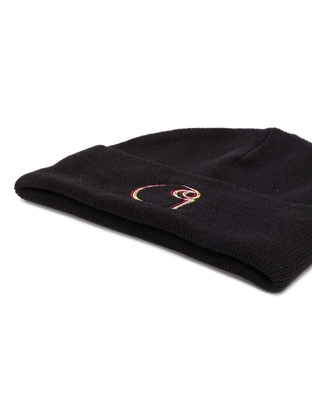 logo embroidered beanie hat - 2