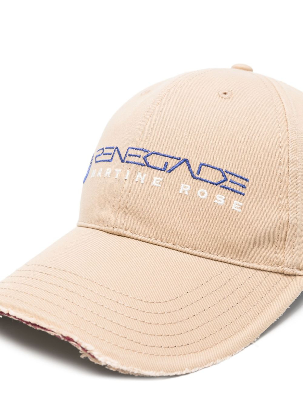 embroidered-logo baseball cap - 3