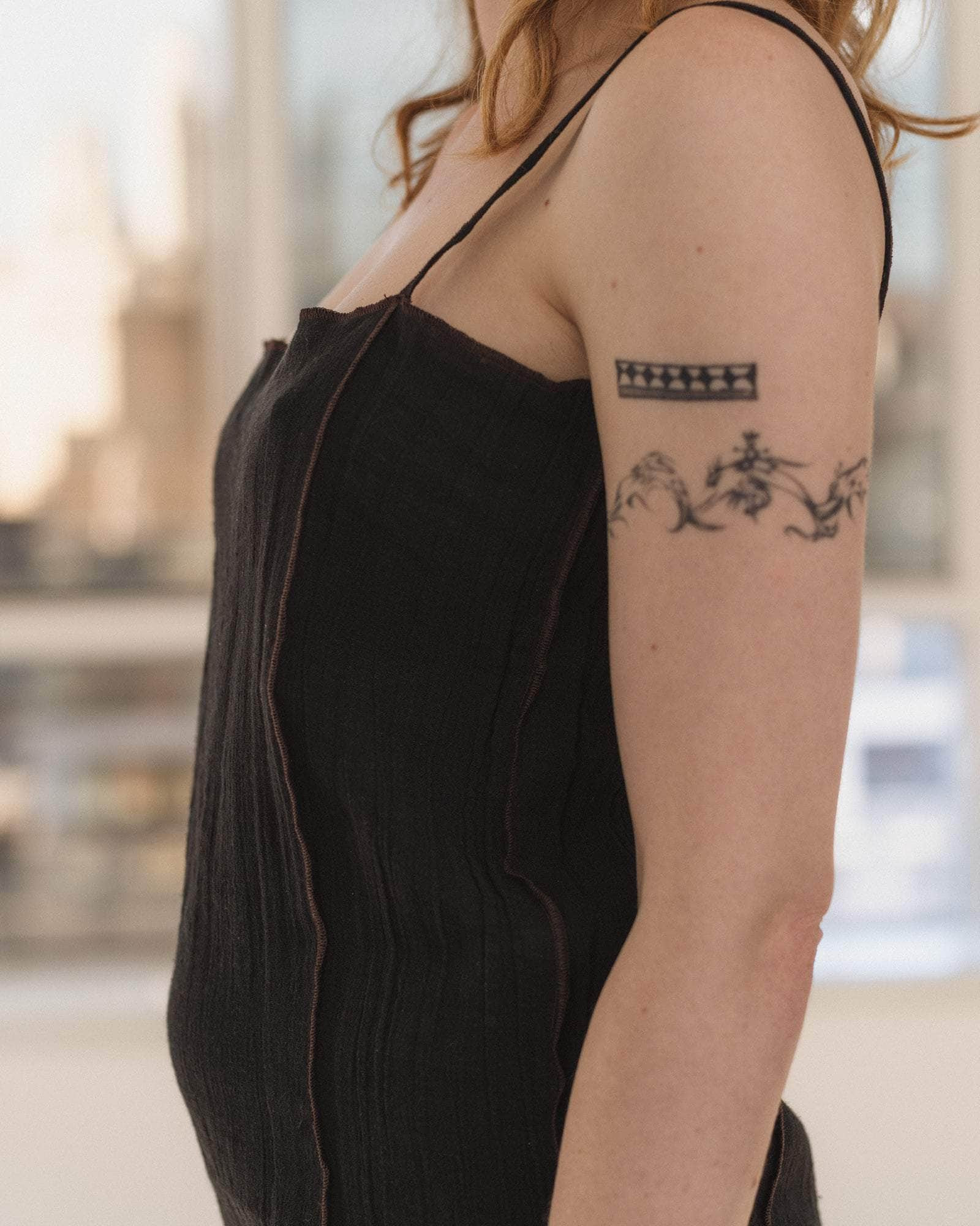 Shok Slip Dress - Crinkle Linen - 5