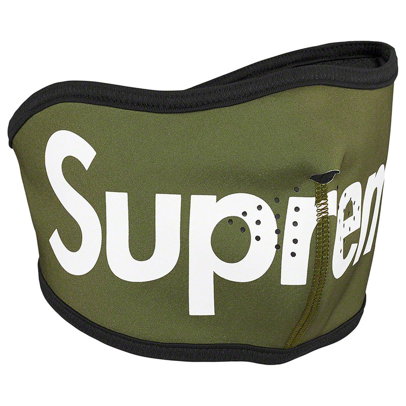 Supreme x WINDSTOPPER Facemask 'Dark Olive' - 1