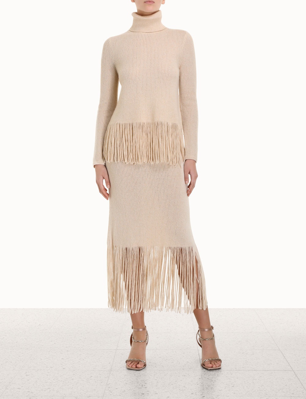 KALEIDOSCOPE TASSEL MIDI SKIRT - 2