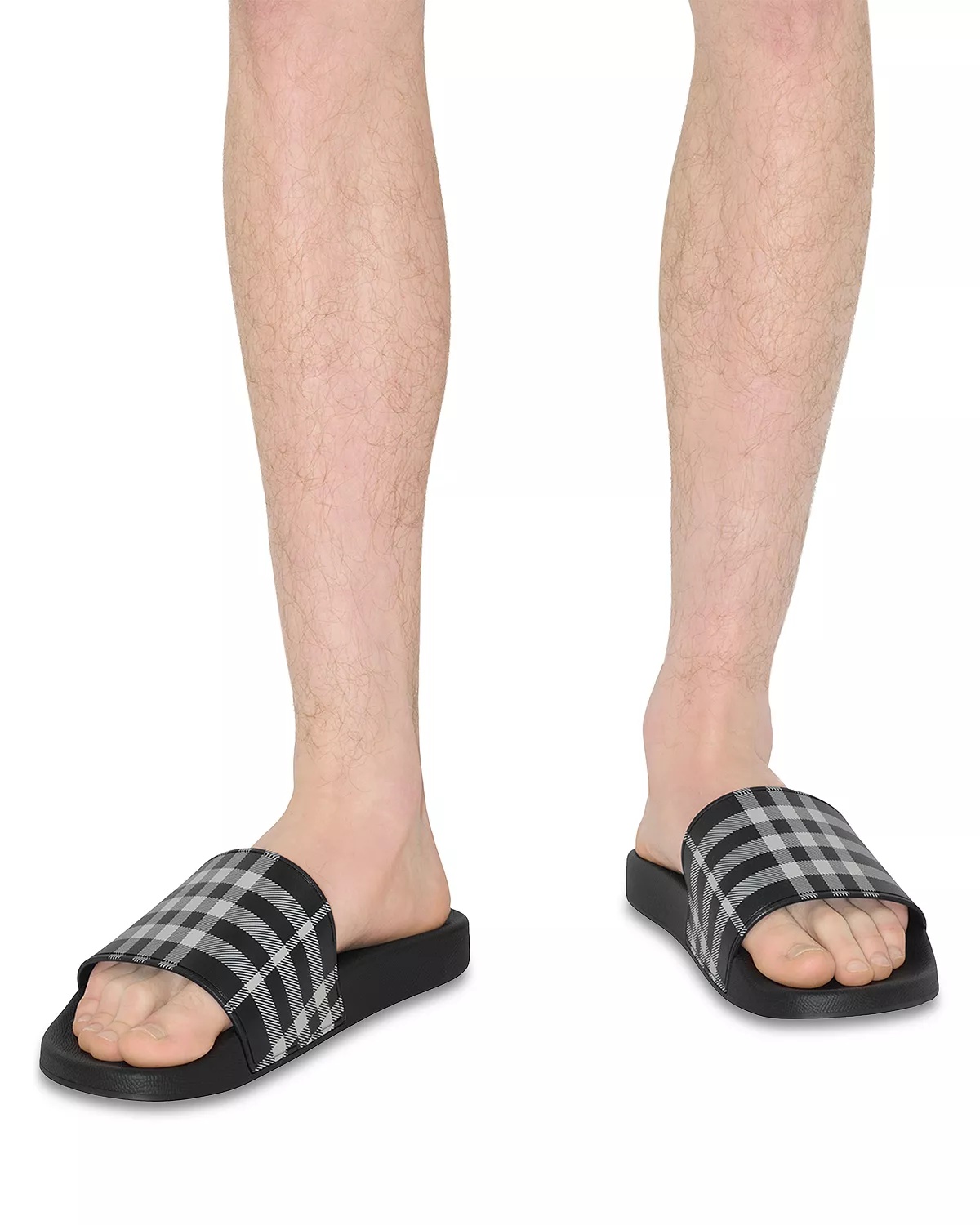 Men's Furley Vintage Check Slide Sandals - 3