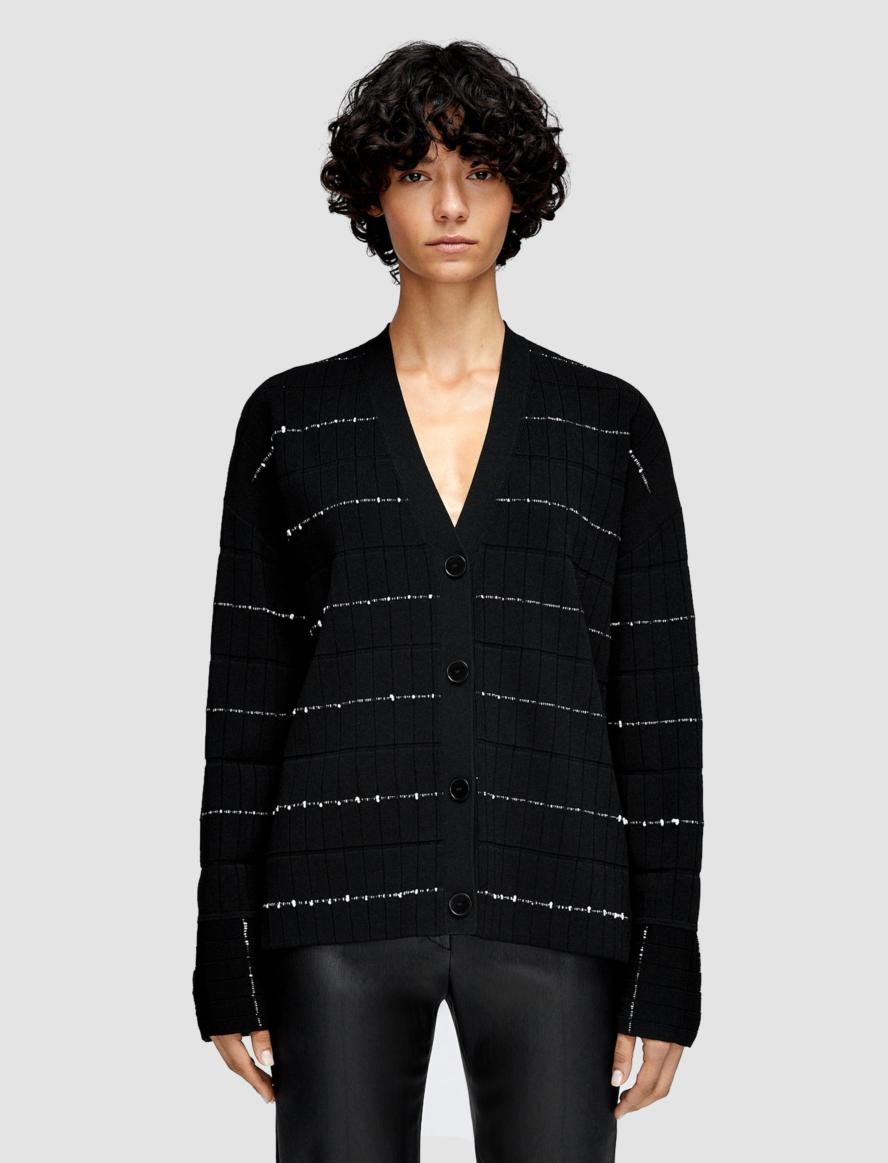 Fragmented Stripes Cardigan - 3