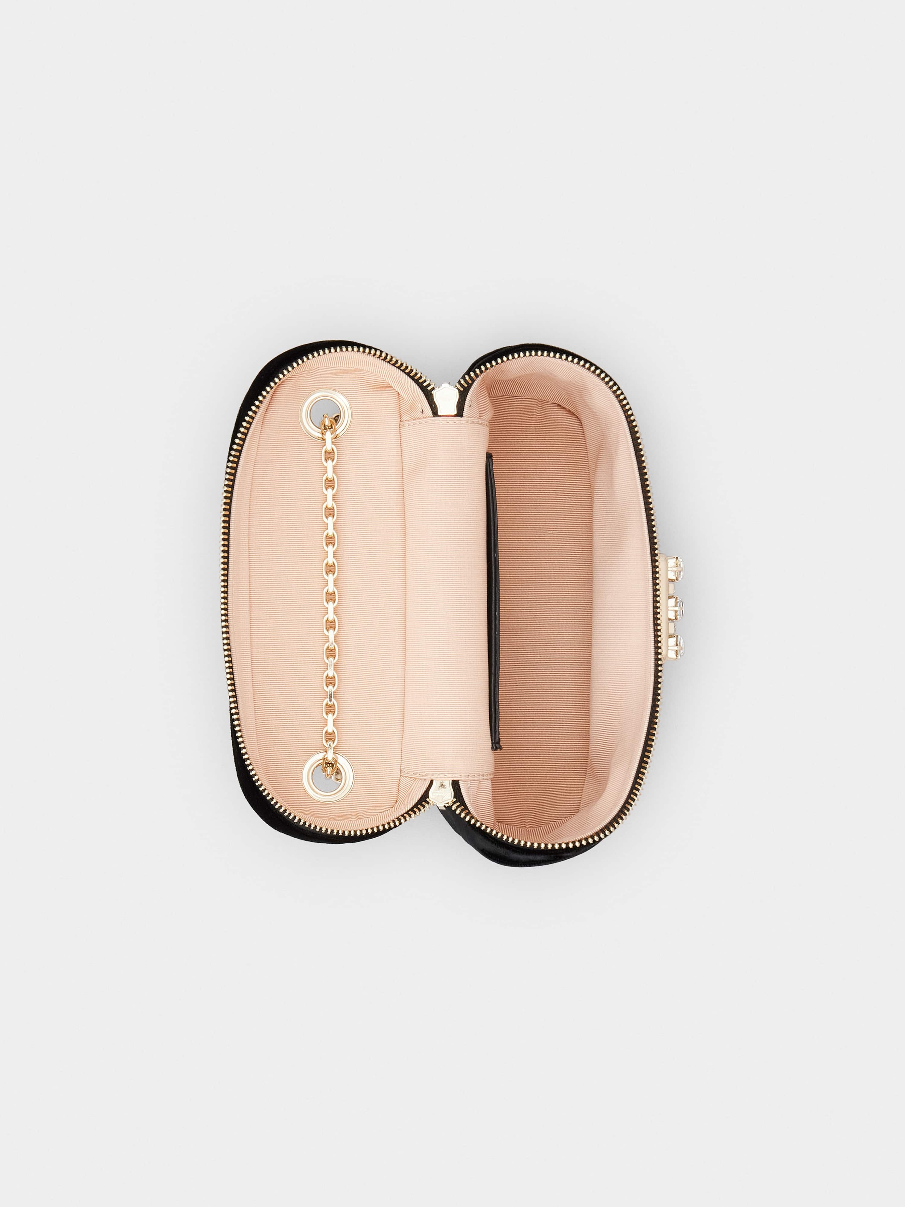 Roger Vivier Vanity Strass Buckle Micro Bag in Velvet - 6