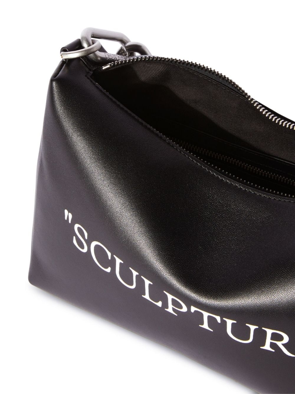 Block Pouch Quote clutch bag - 6