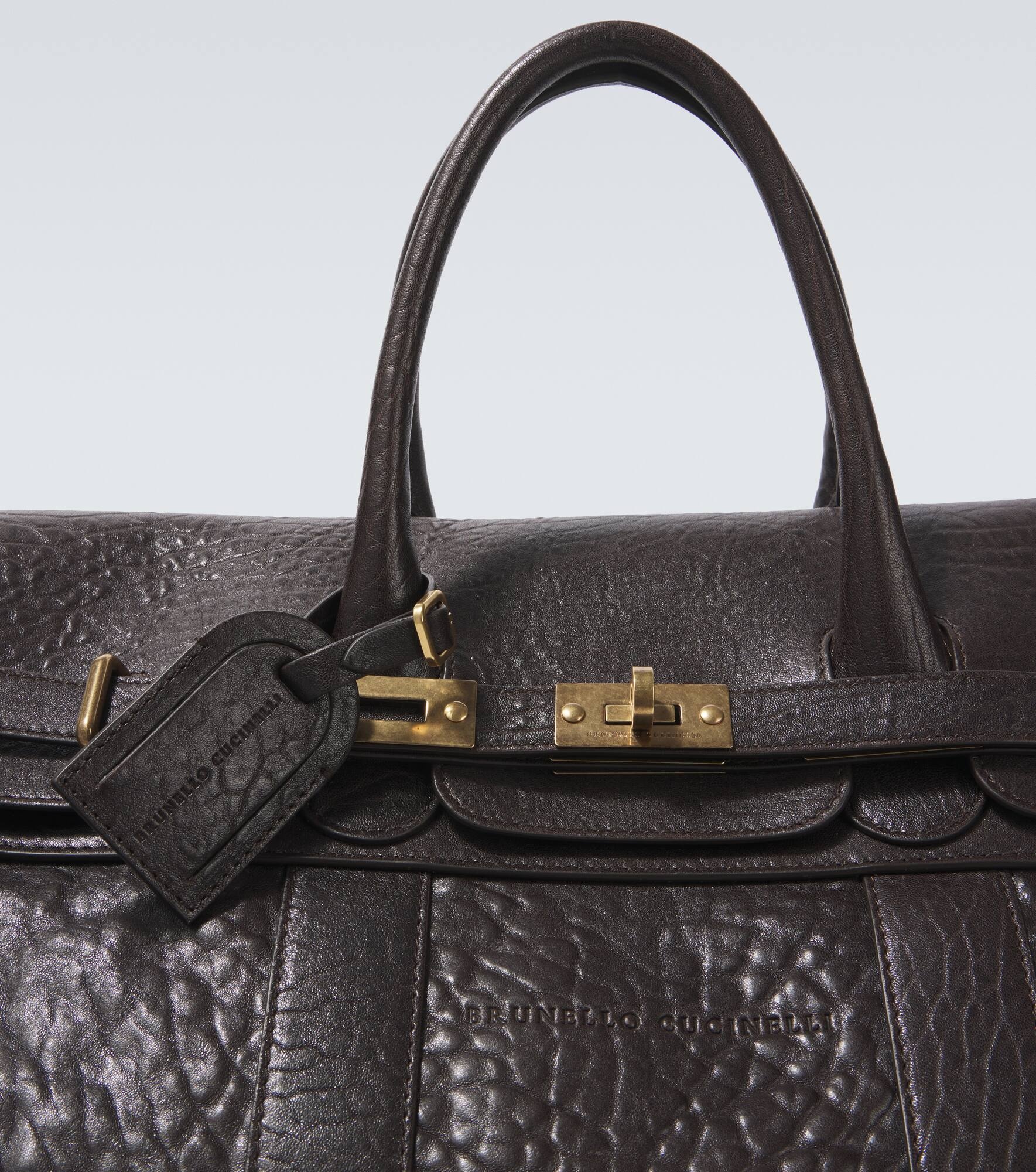 Leather travel bag - 6