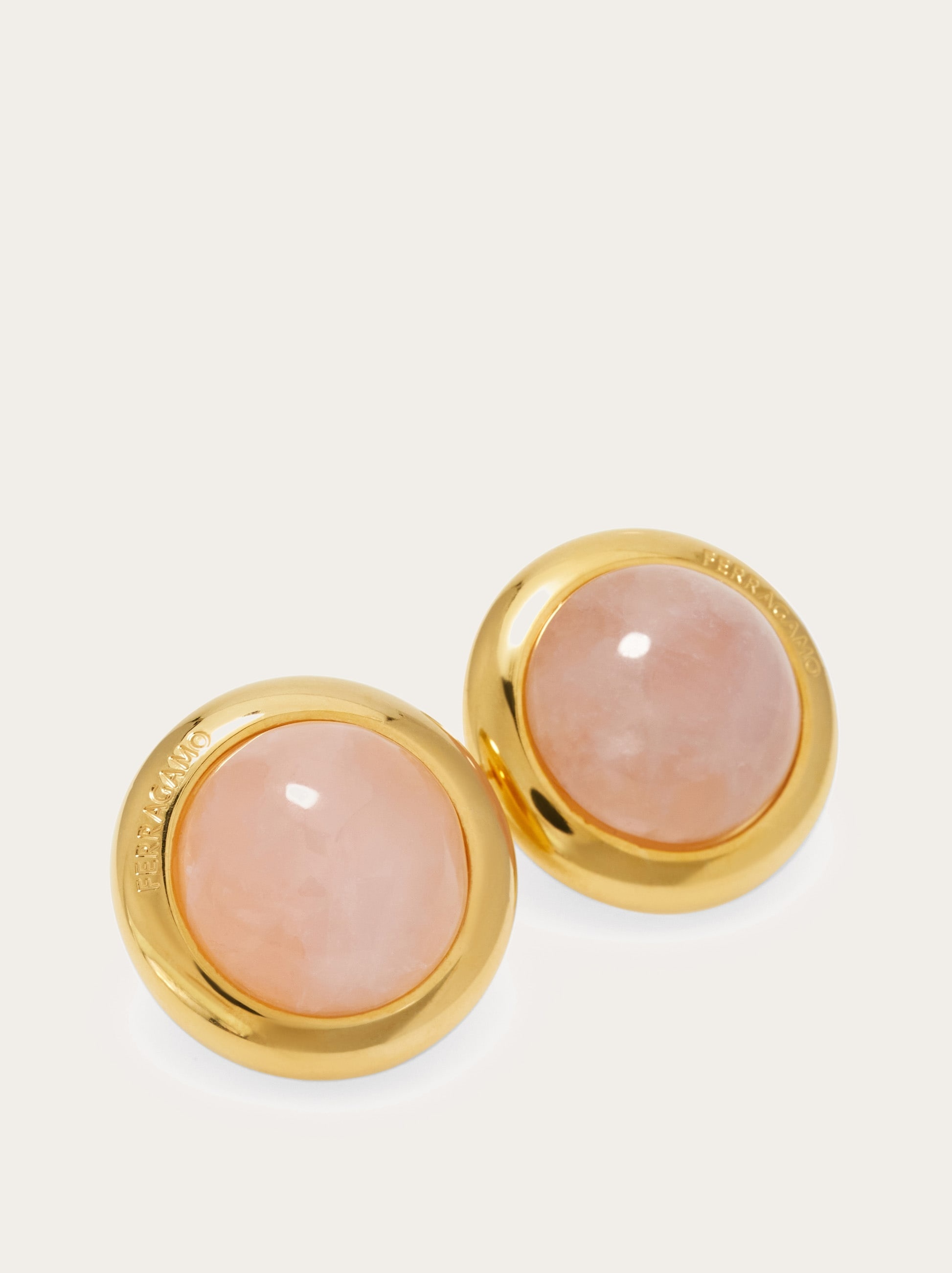 Earrings with semi-precious stone - 2