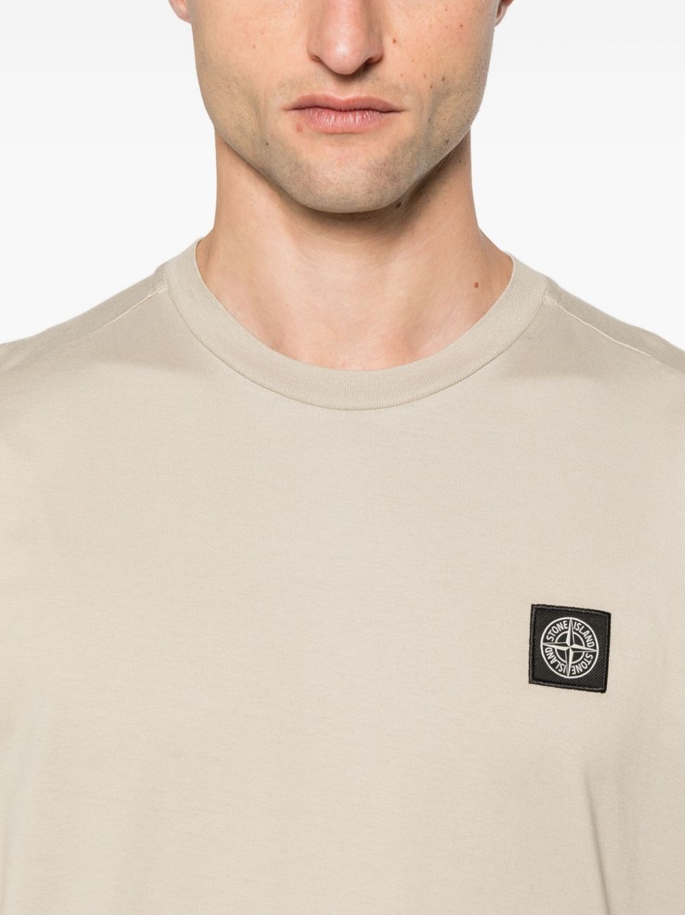 Compass-patch T-shirt - 4