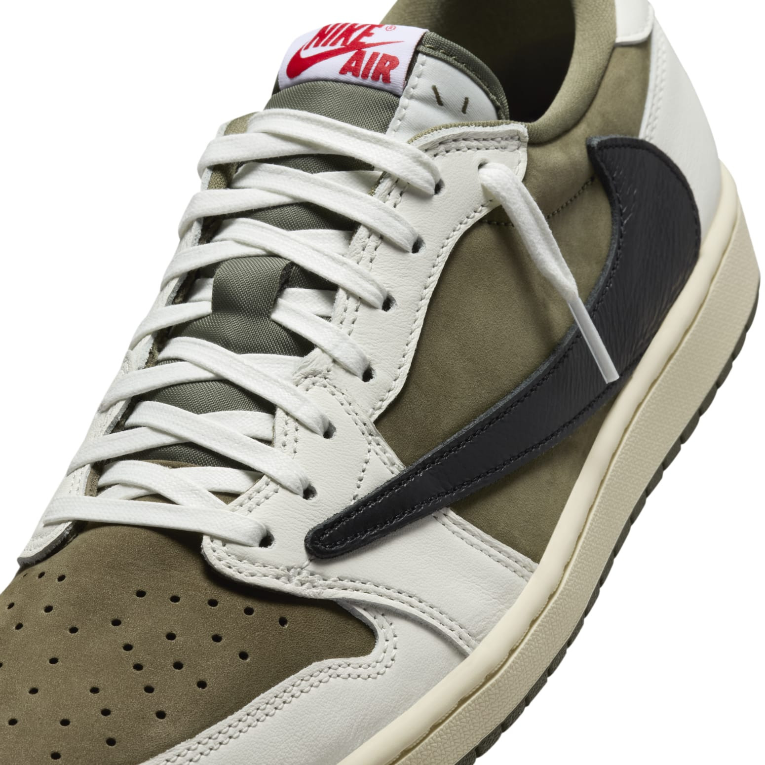 Air Jordan 1 Retro Low OG SP x Travis Scott 'Medium Olive' DM7866-200 - 7