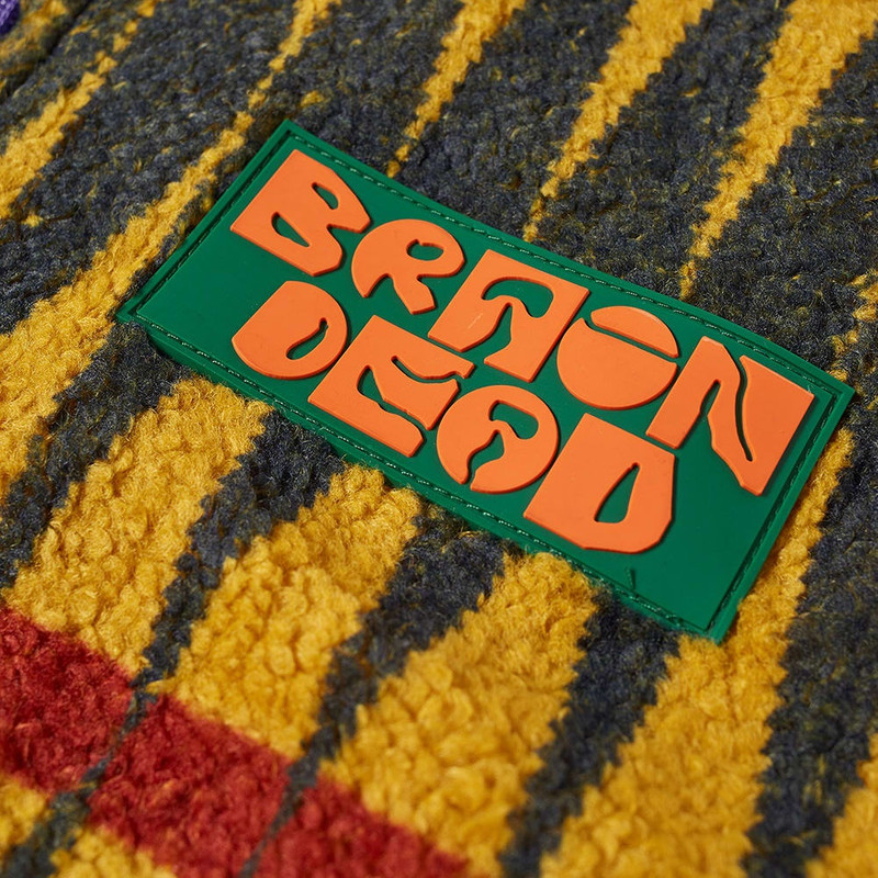 Brain Dead Configuration Sherpa Fleece Vest 3