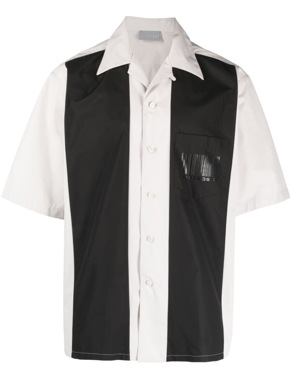 two-tone bowling shirt - 1