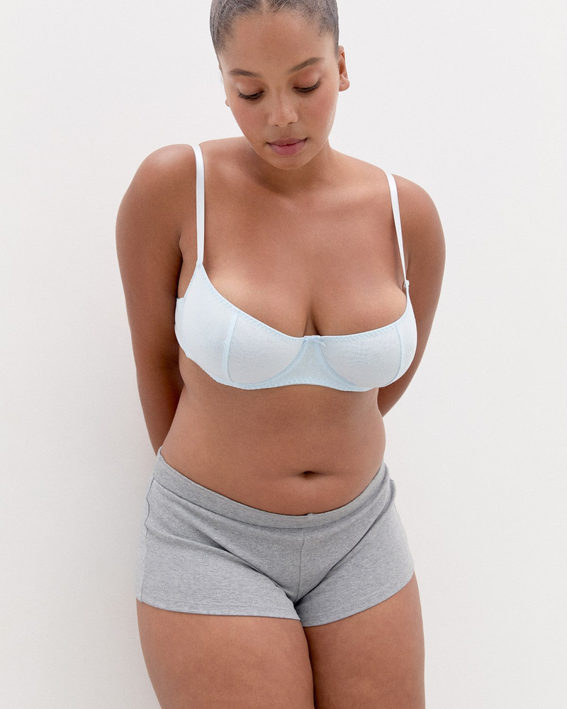 Cou Cou The Teacup: Cotton Jersey Sky Blue outlook