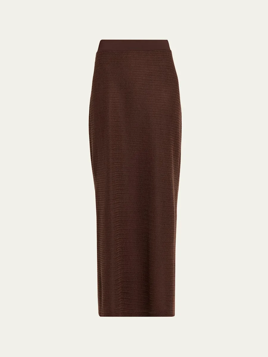 Nicky Knit Midi Skirt - 1