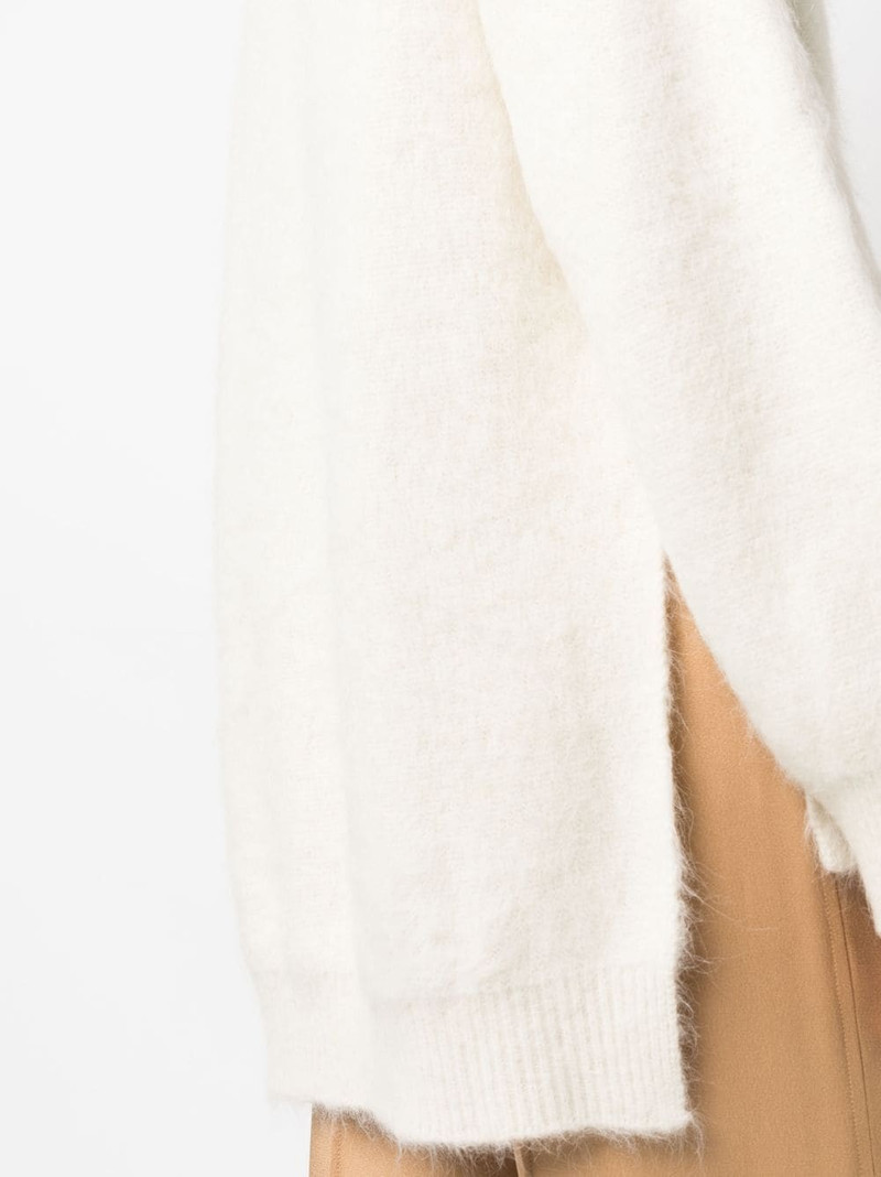 long-sleeved textured-finish jumper 5