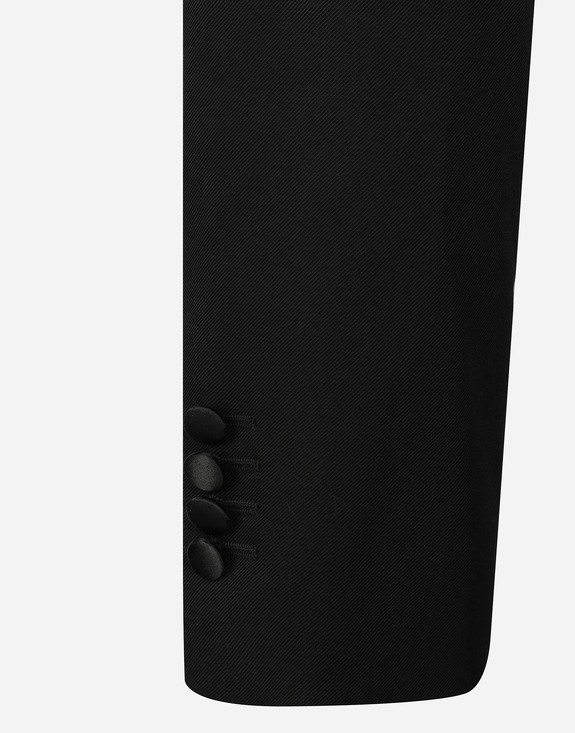Wool gabardine Spencer tuxedo jacket - 4