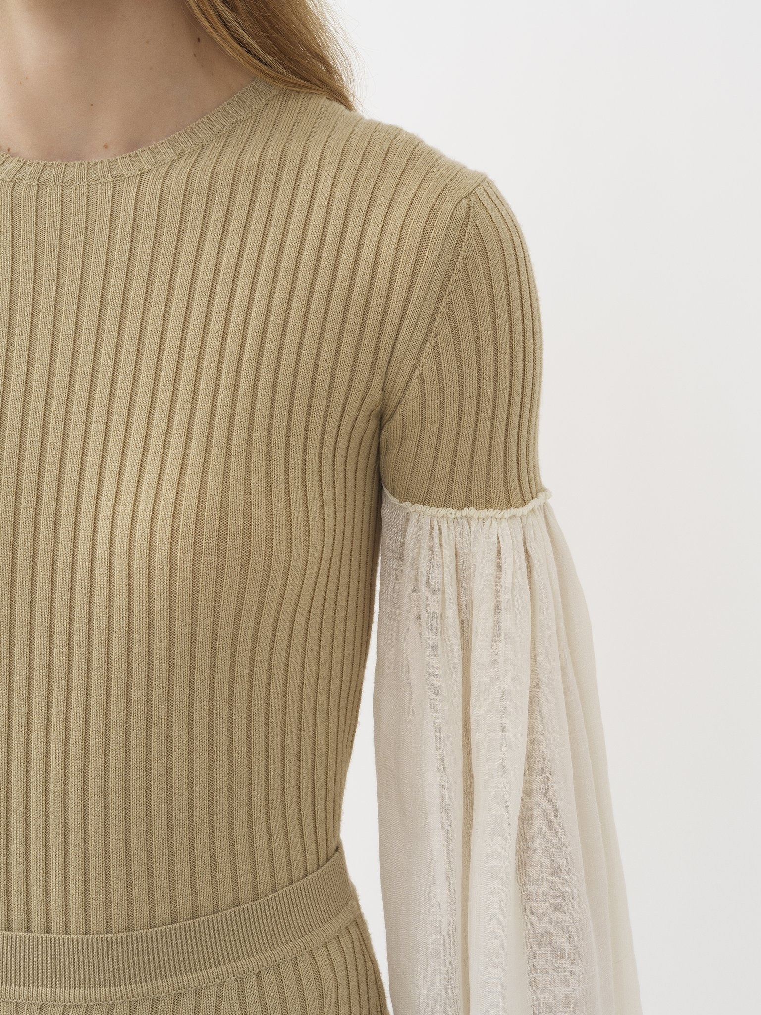 FITTED WIDE-SLEEVE TOP - 6