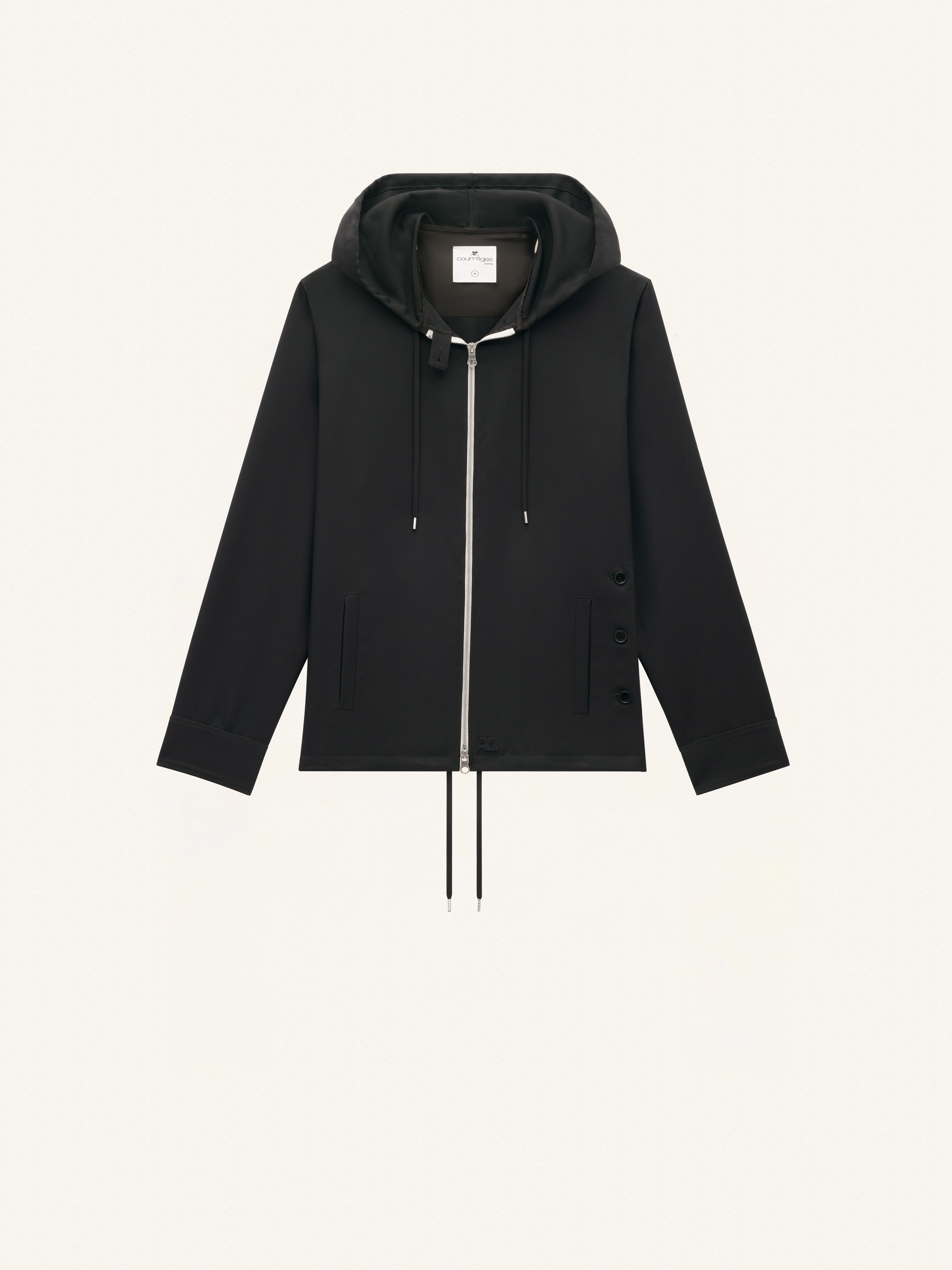 ZIPPED LIGHT TWILL JACKET - 1