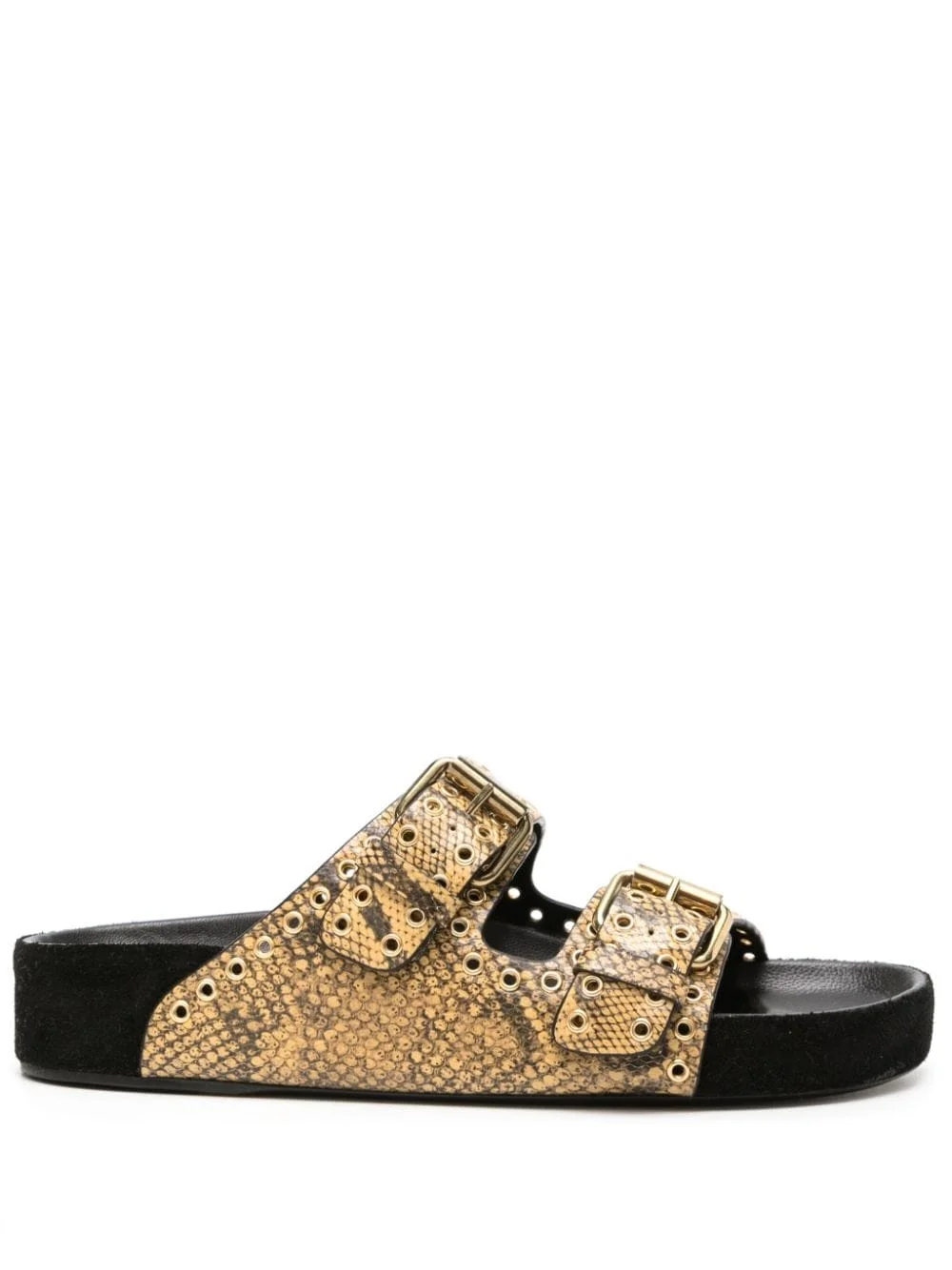 Lennyo lizard-skin leather sandals - 1