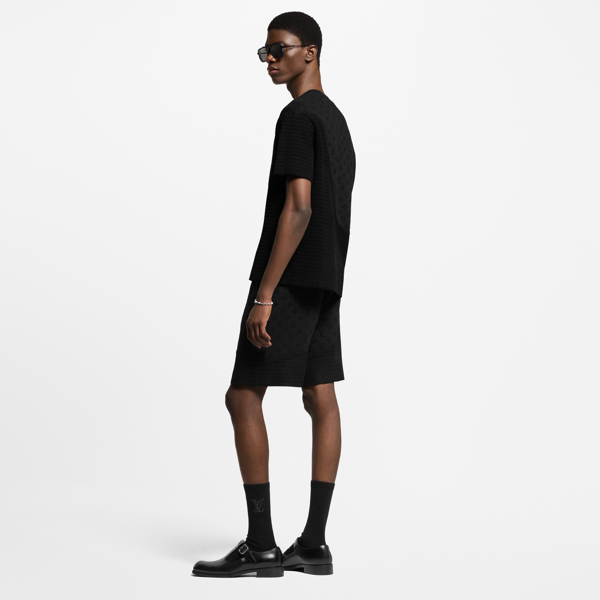 Graphic Jacquard Short-Sleeved Crewneck - 3