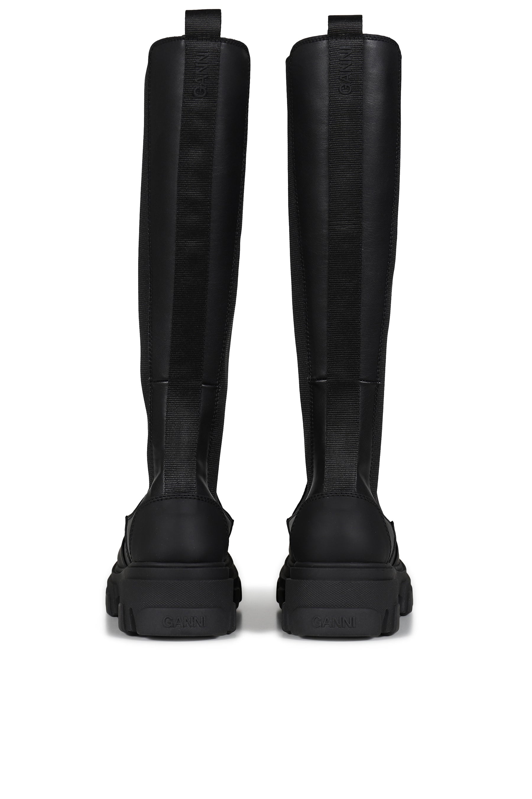 CLEATED HIGH CHELSEA BOOT BLACK STITCH / BLK - 3