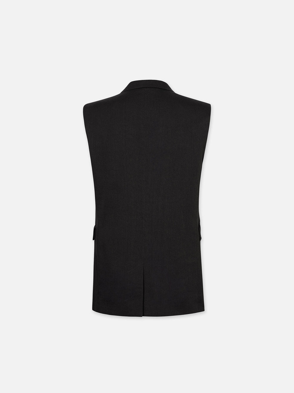 Oversized Vest in Black - 4