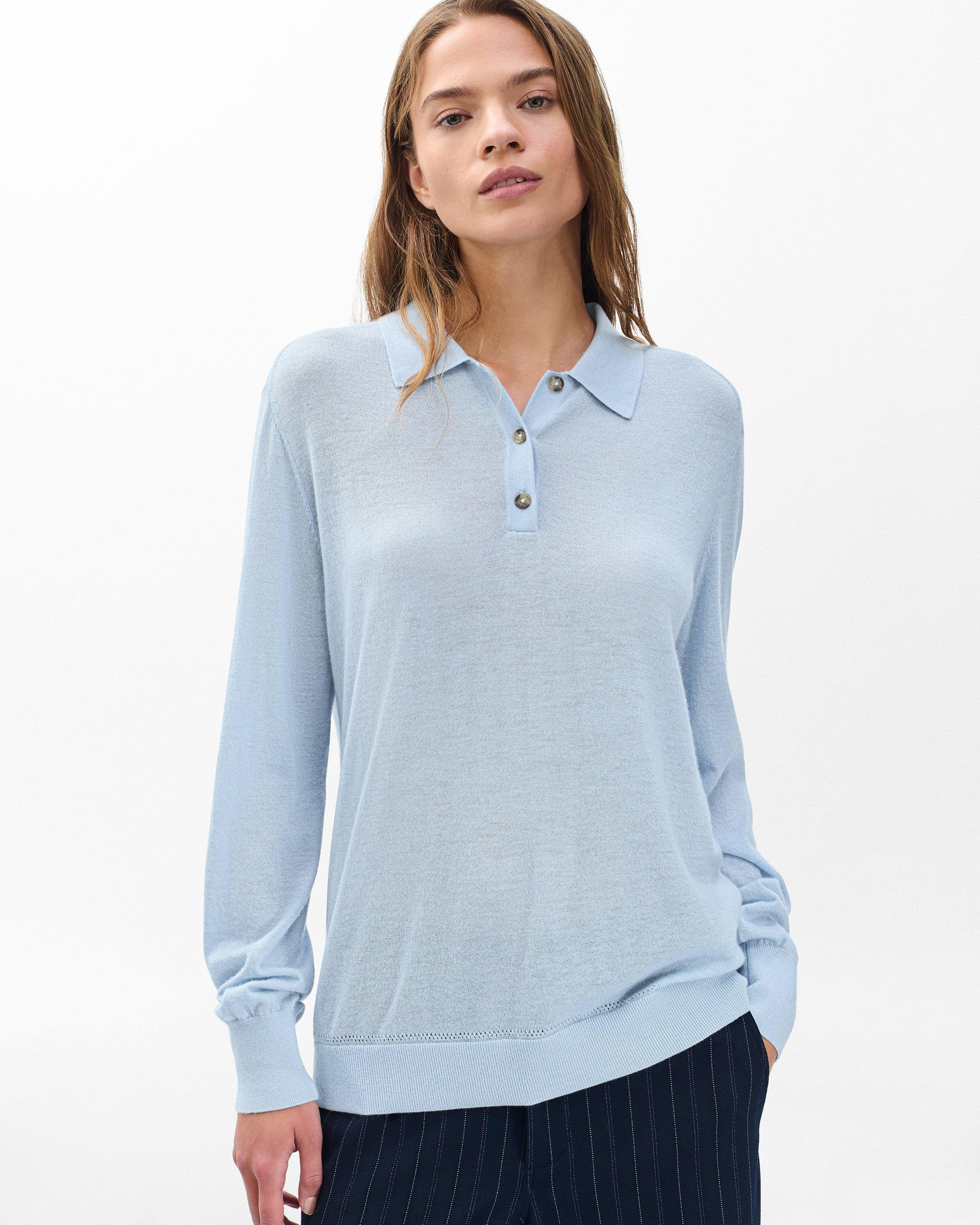Adeline Lightweight Cashmere Polo - 5
